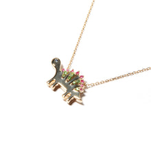 Load image into Gallery viewer, Juju Dino Charm Necklace
