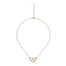 Load image into Gallery viewer, The Crew Triple Circle Necklace - Diamond
