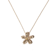 Load image into Gallery viewer, JuJu Flower Charm Necklace - Yellow Sapphire
