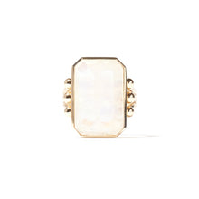 Load image into Gallery viewer, Found Emerald Cut Ring - Moonstone
