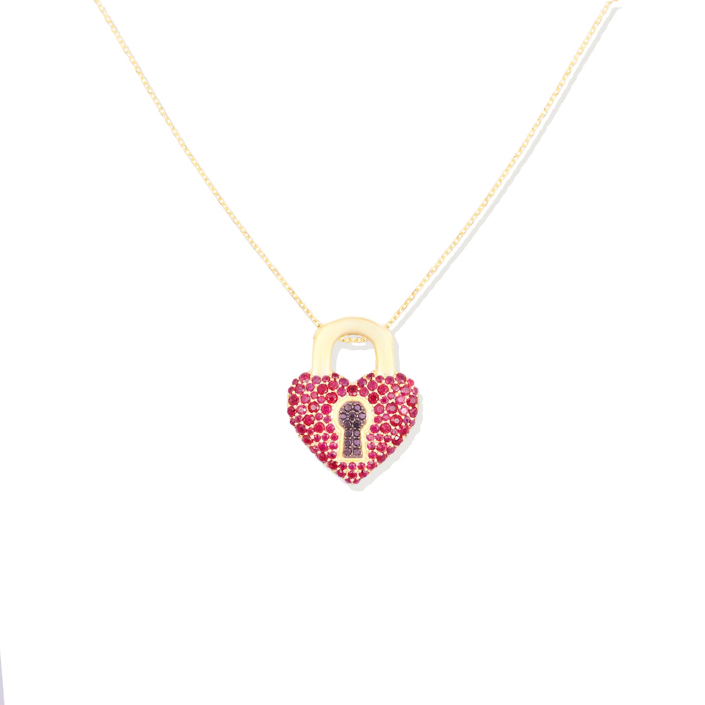 Juju Heart Locket Charm Necklace