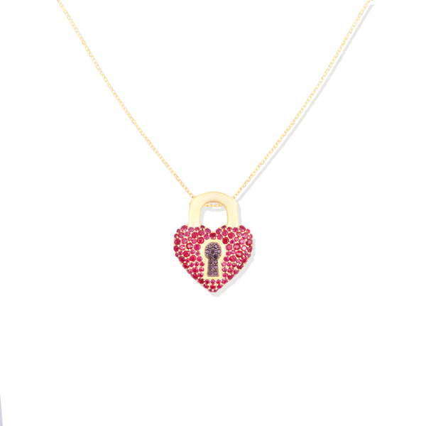 Juju Heart Locket Charm Necklace