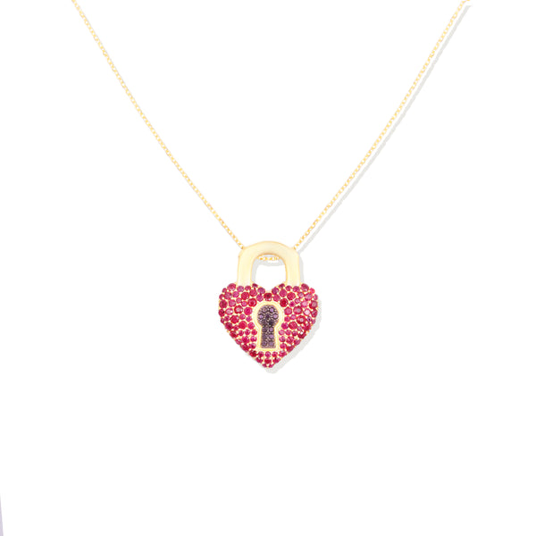JuJu Heart Locket Charm Necklace