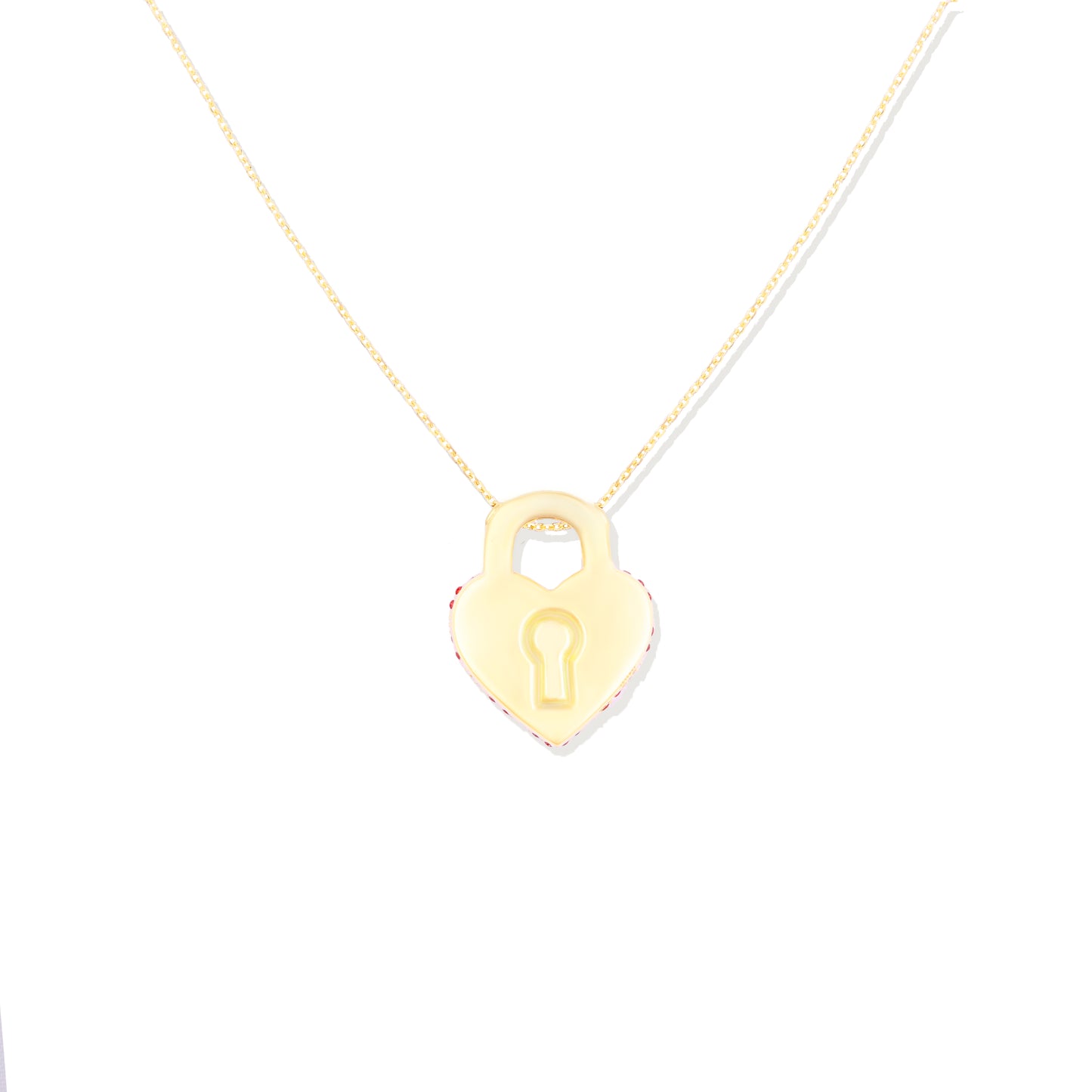 Juju Heart Locket Charm Necklace