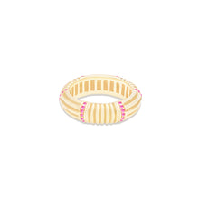 Load image into Gallery viewer, Found Ribbed Stacking Band Ring - Pink Sapphire

